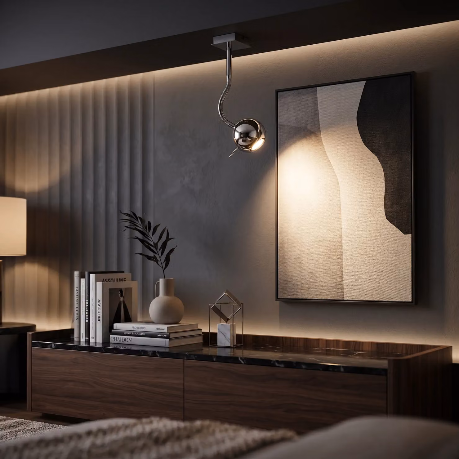 Orsina Luxe Modern Metal Ceiling Light Plate in Silver – 4