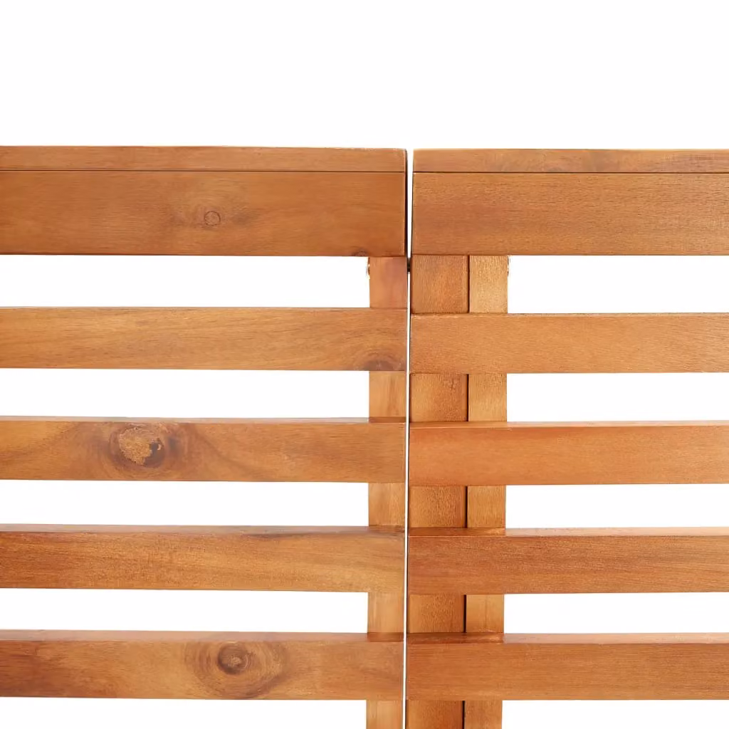 Berkfield Home Garden Corner Bench in Brown Solid Oiled Acacia Wood, 140 cm – 3