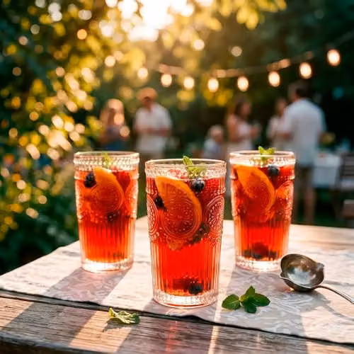 Argon Tableware Amore Floral Highball Tumbler Glasses, Transparent, Pack of 12, 350ml – 3