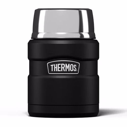 Thermos Stainless King Food Flask in Black
