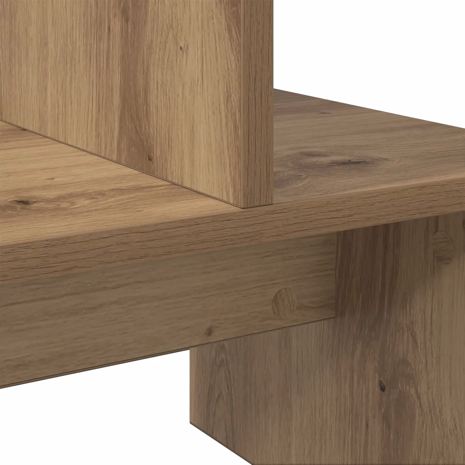 Berkfield Home Artisan Oak TV Cabinet in Brown, W/D/H: 180 x 43 x 43 cm – 3