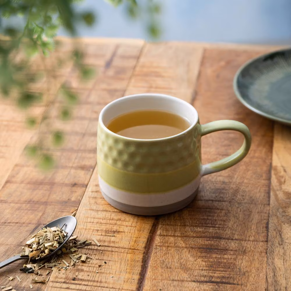 Mikasa Set of 2 Green Textured Stoneware Mugs – 2
