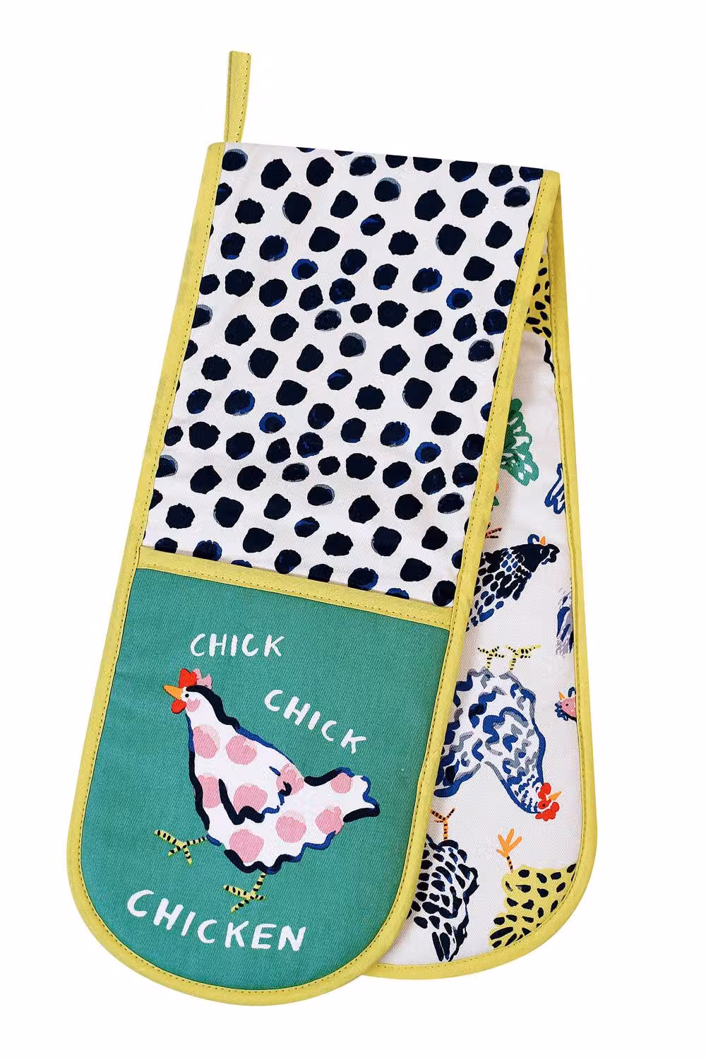Ulster Weavers Chick Chicken Cotton Double Oven Glove in Yellow – 2