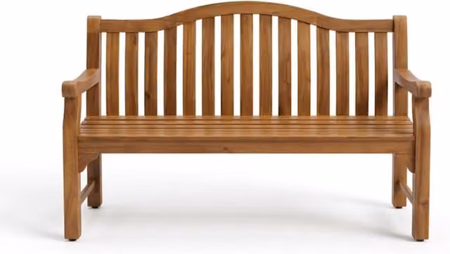 Royalcraft Maria 2-Seater Garden Bench in Natural Oiled Acacia Wood