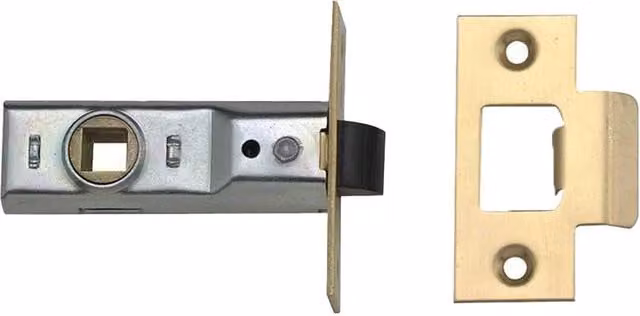 Yale M888 Tubular Mortice Latch in Yellow and Silver