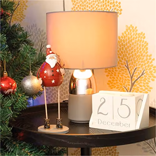 St Helens Home & Garden Metal Santa Claus Tabletop Christmas Decoration, Red – 2