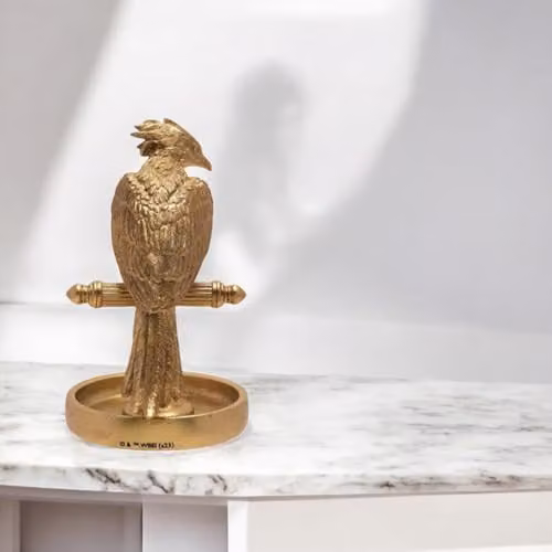 Widdop and Co Warner Bros Harry Potter Alumni Fawkes Jewellery Stand in Gold – 3