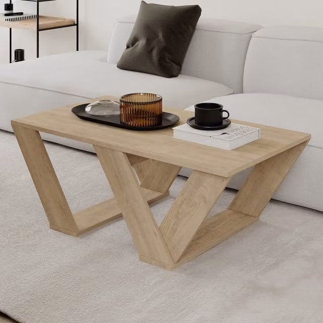 Decortie Pipra Modern Oak Coffee Table – 1