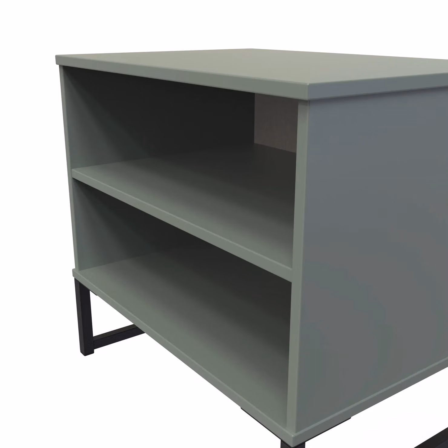 2 U Tamworth Ready Assembled Double Open Unit in Pale Green – 3