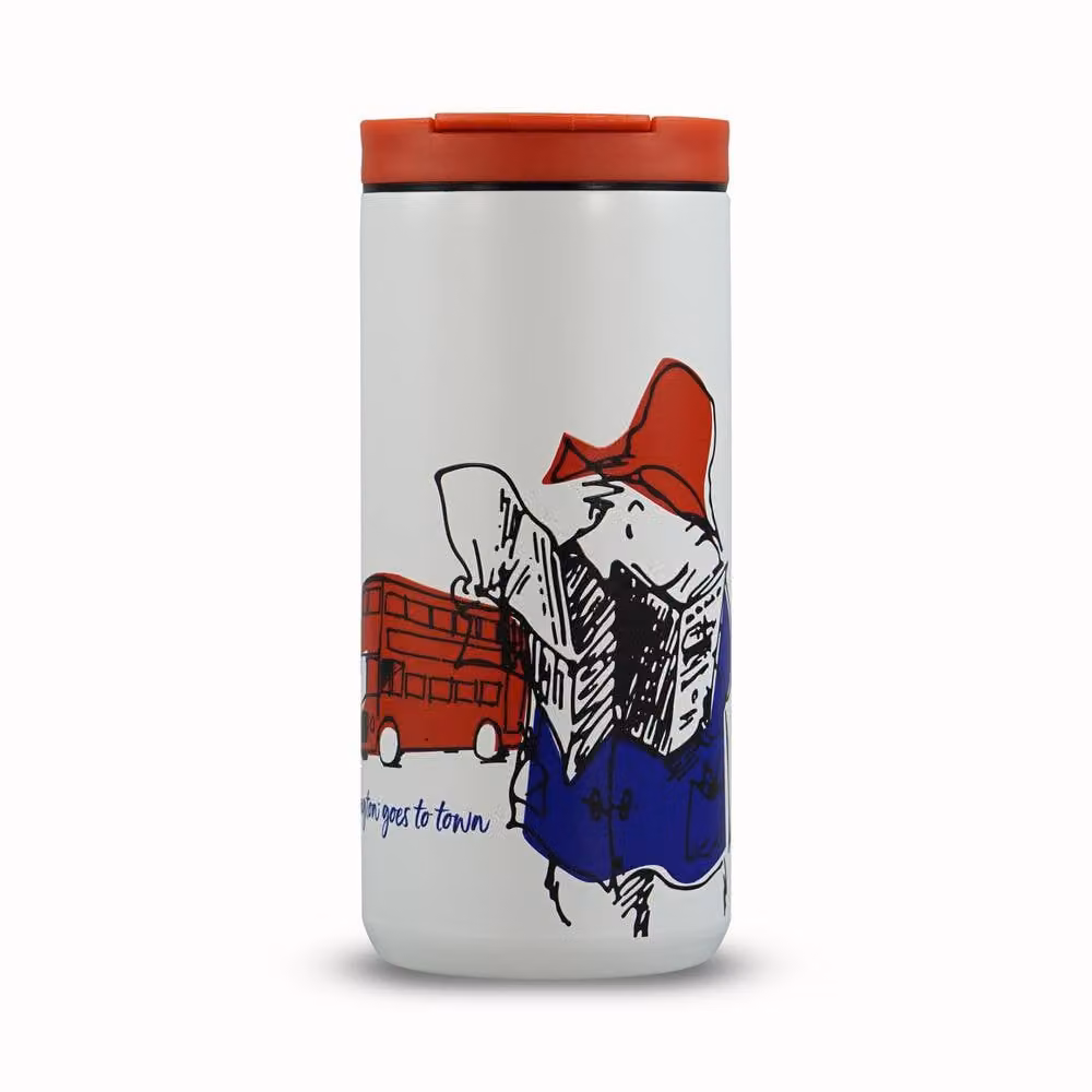 Paddington Bear Double Walled Stainless Steel Travel Mug, 350ml, White – 2