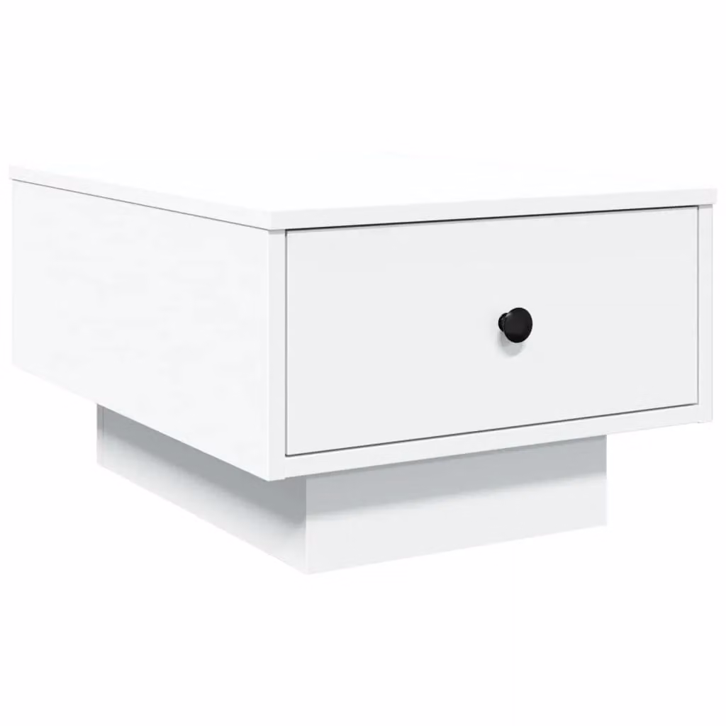 Berkfield Home White Coffee Table in Engineered Wood W/D/H: 60 x 45 x 31 cm – 2