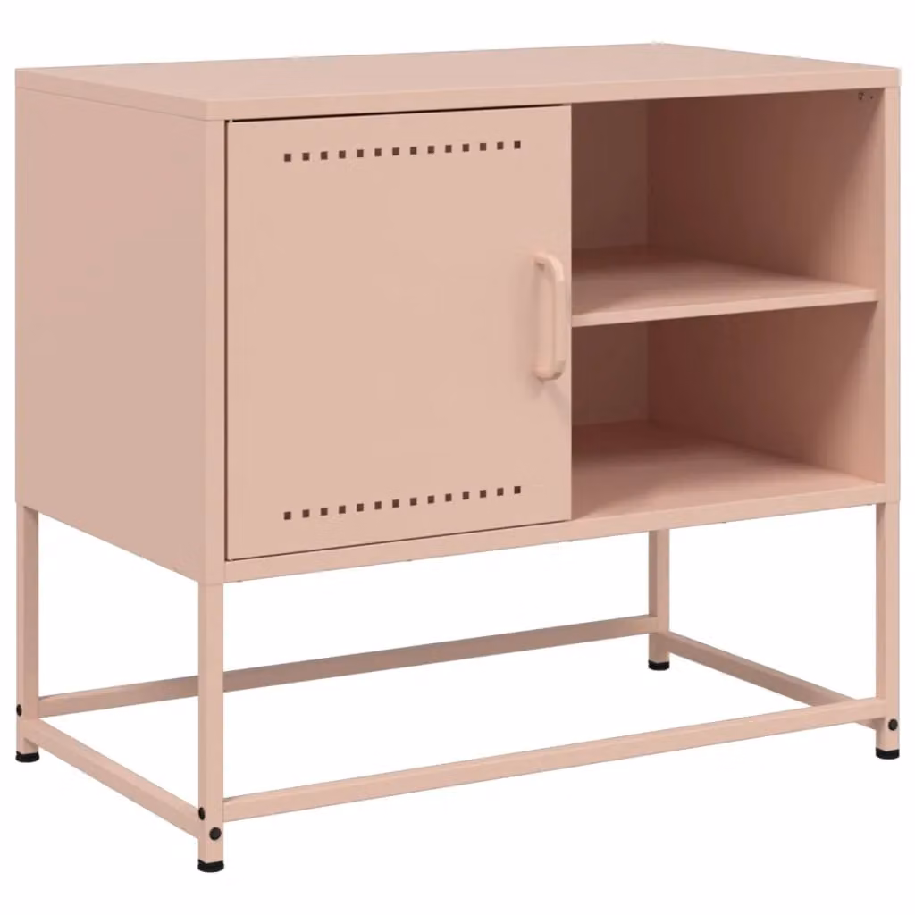 Berkfield Home Industrial Pink Metal TV Cabinet W/D/H: 68 x 39 x 60.5 cm – 2