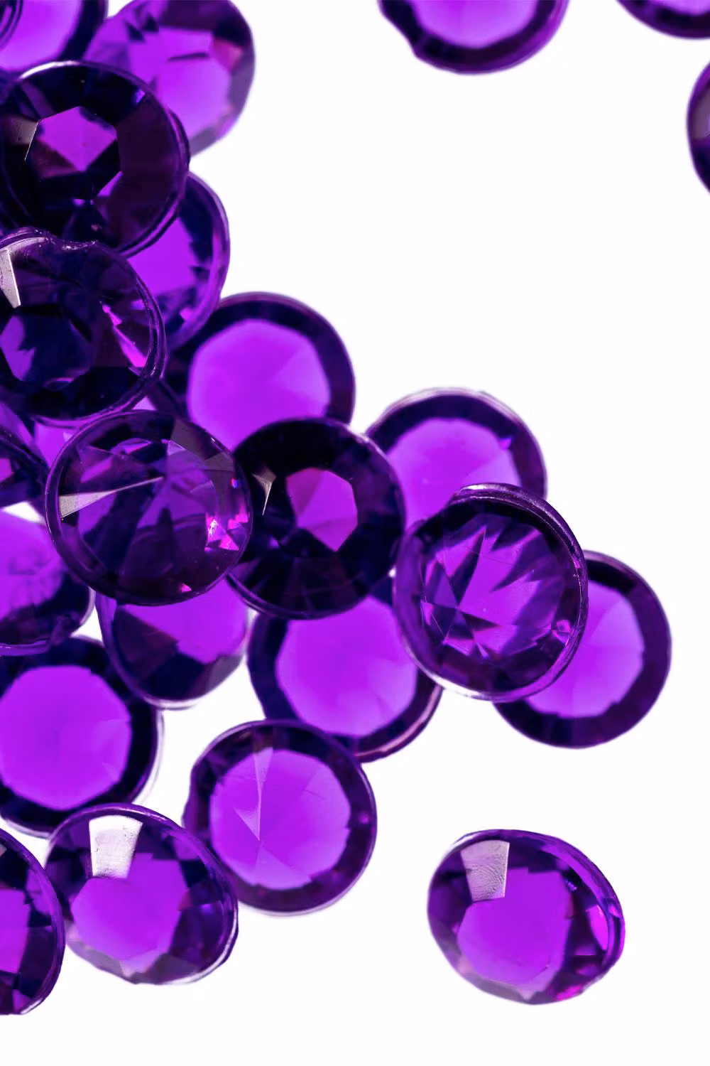 Neel Blue Purple Acrylic Rhinestone Round Table Confetti Scatters, 2000 Pieces – 2