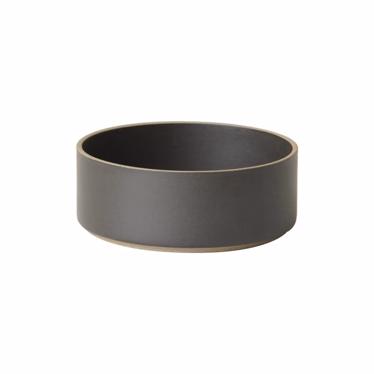 Hasami Porcelain Black Cereal Bowl Medium