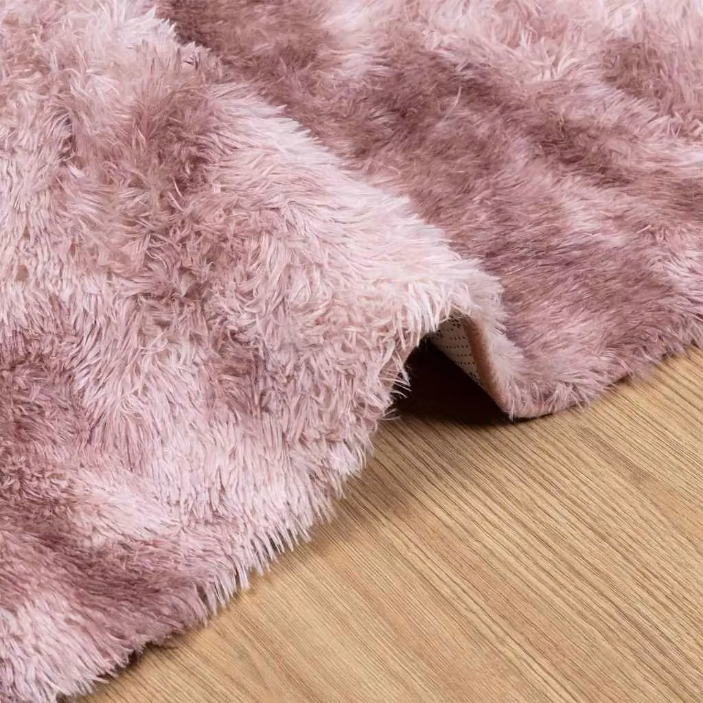 Berkfield Home NAVARRA Shaggy High Pile Rug, Pink, W: 130 cm, L: 200 cm – 2