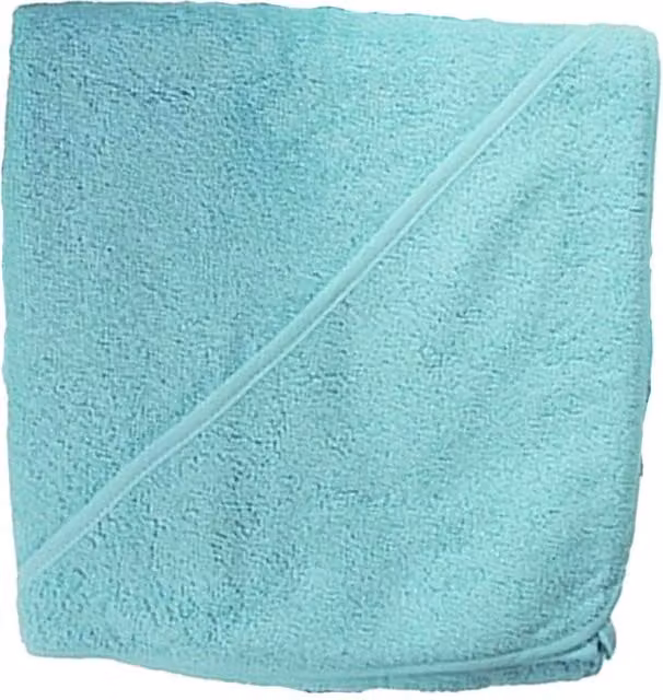 ARTG Babiezz Fluffy Cotton Terry Hooded Baby Towel in Green and Turquoise