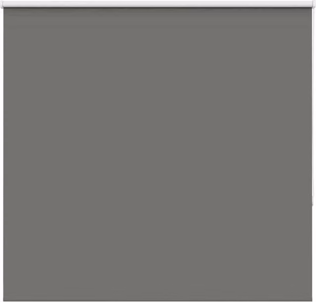 Berkfield Home Grey Blackout Roller Blind, Thermal Insulating Polyester, W: 165 cm, H: 175 cm – 1