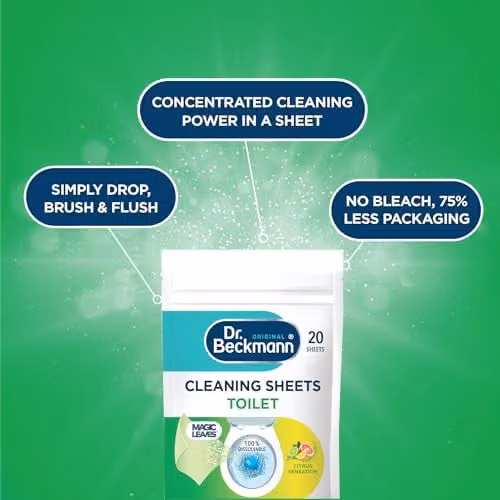 Dr Beckmann Toilet Cleaning Sheets Citrus Sensation, 20 Sheets – 2