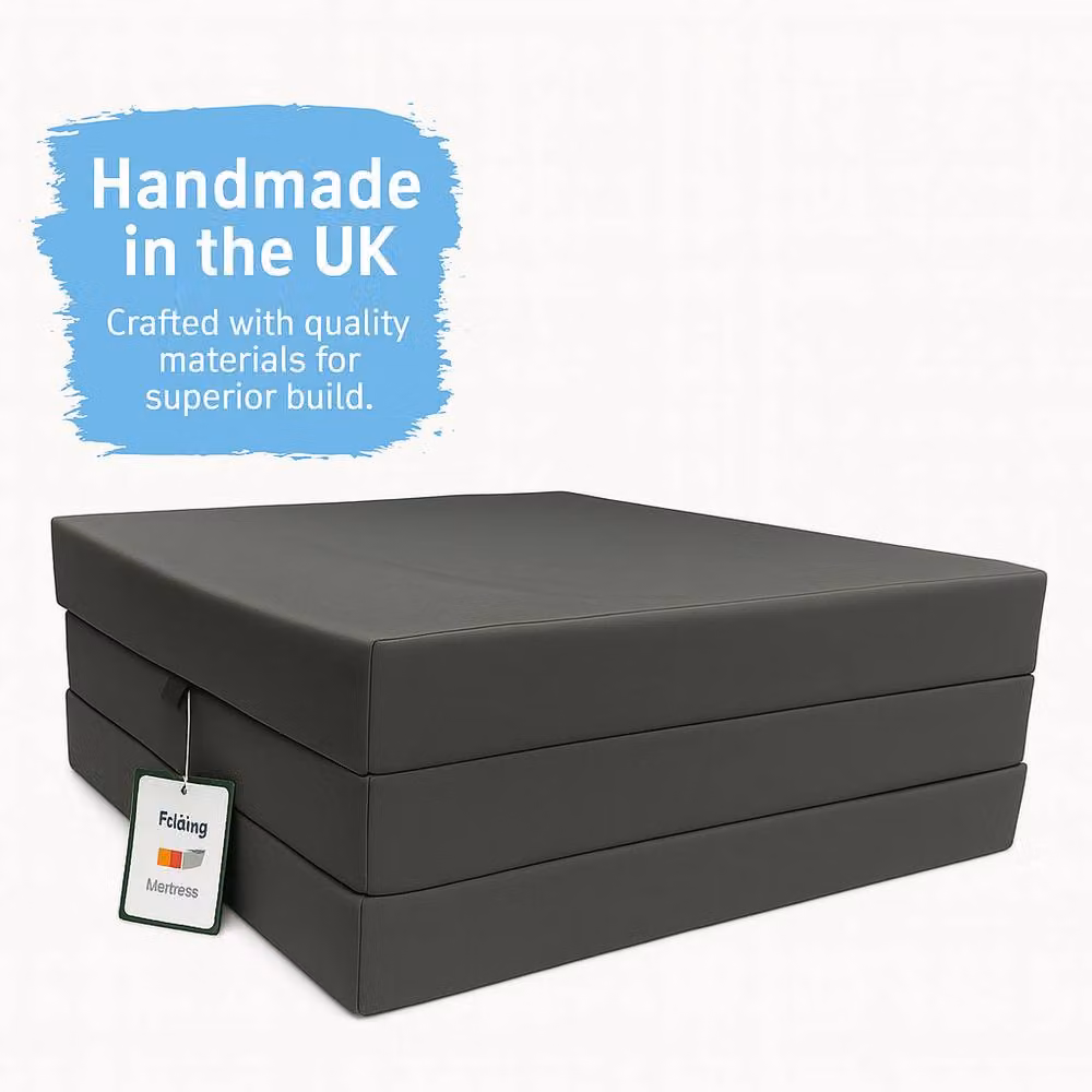 House of Home Single Size Fold-Out Z Bed Chair-Bed in Dark Grey – 2