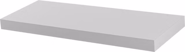 Harbour Housewares Modern White Matt MDF Floating Wall-Mounted Shelves