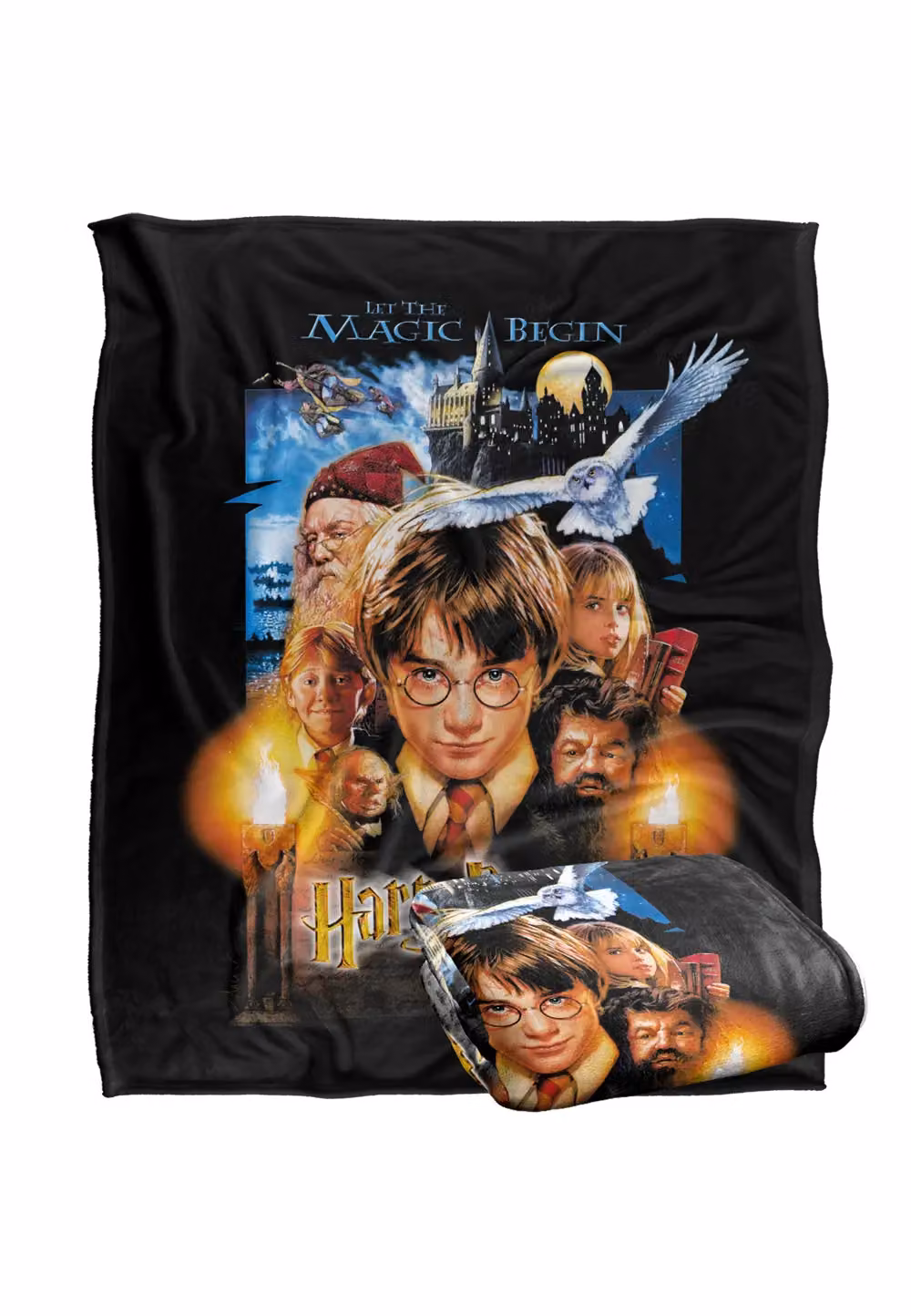 LOGOVISION Harry Potter Movie Poster Fleece Throw Blanket, Multicolour and White, W/D/H: 152 x 127 cm – 7