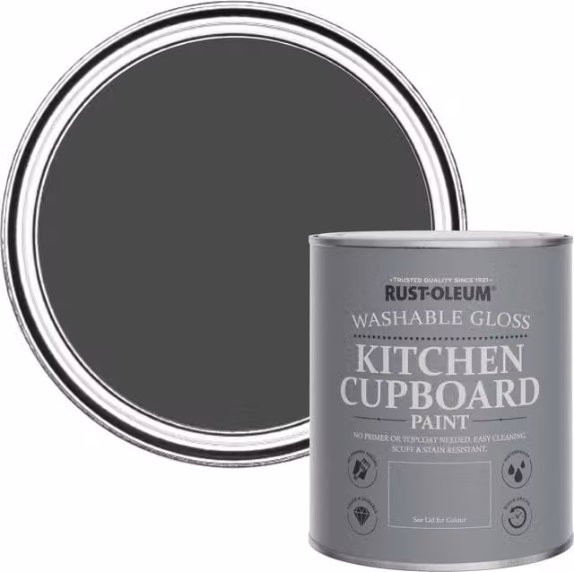 Rust-Oleum Kitchen Cupboard Paint in Gloss Finish, After Dinner, 0.75 l
