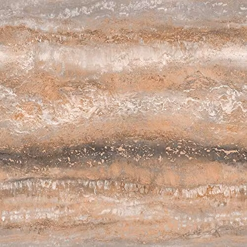 Muriva Semper Marble Amber Abstract Wallpaper in Orange and Amber – 1