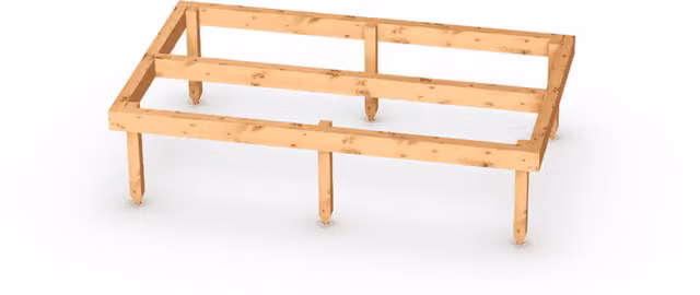 Empire Sheds 5x3 Empire Timber Shed Base in Green