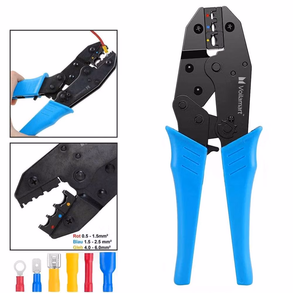 Nordara Blue Steel Ratchet Crimper Cable Pliers, Length: 100 cm – 4