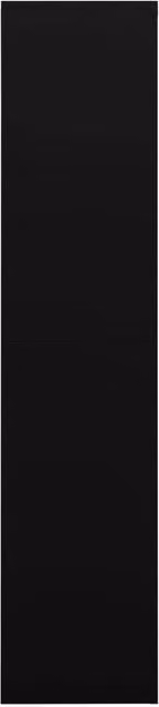 Berkfield Home Black Steel Locker Cabinet with Internal Shelves and Lock, W/D/H: 90 x 40 x 180 cm