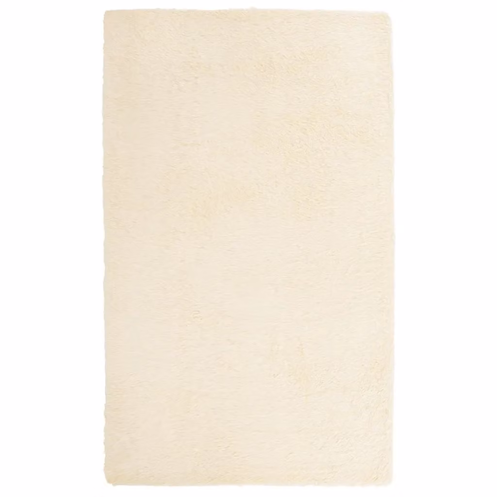 Berkfield Home NAVARRA Shaggy High Pile Rug, Beige, W: 80 cm, L: 150 cm – 1