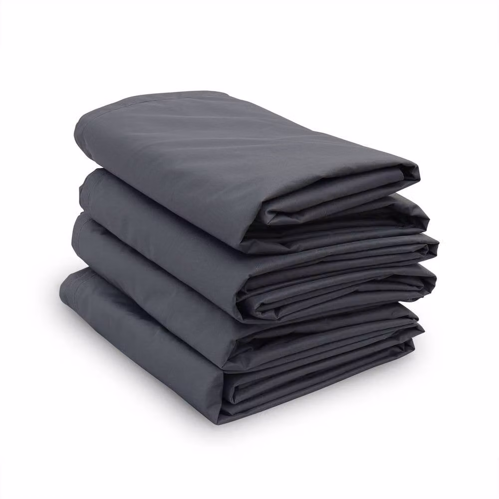 sweeek Water-Repellent Polyester Protective Covers for Venezia Garden Sofa Set in Dark Grey – 1