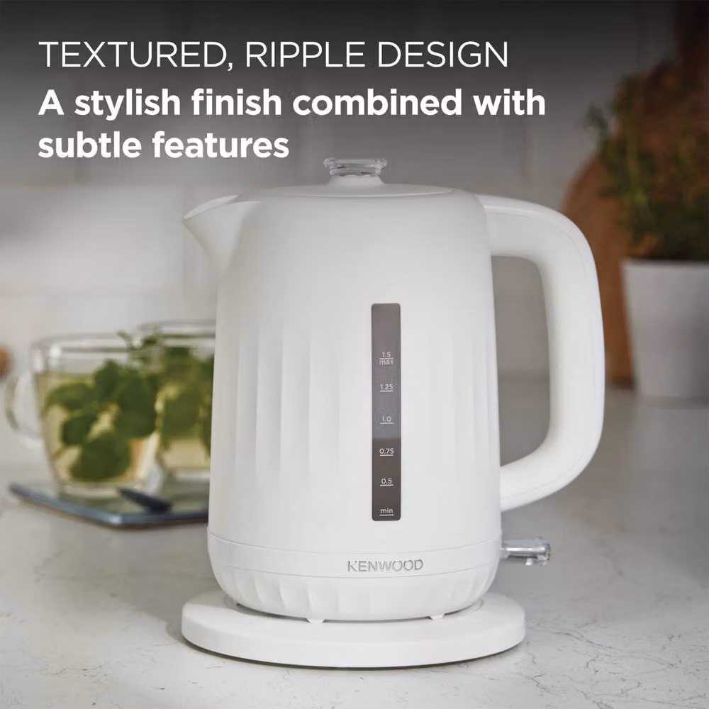 Kenwood Ripple White Kettle and 2 Slice Toaster Set – 2