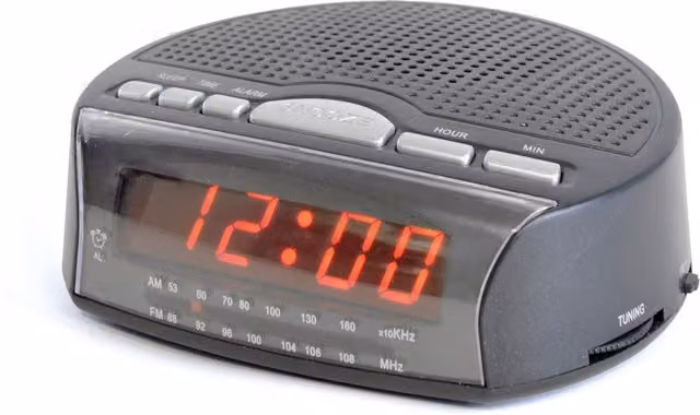 Lloytron Daybreak Alarm Clock Radio - Black