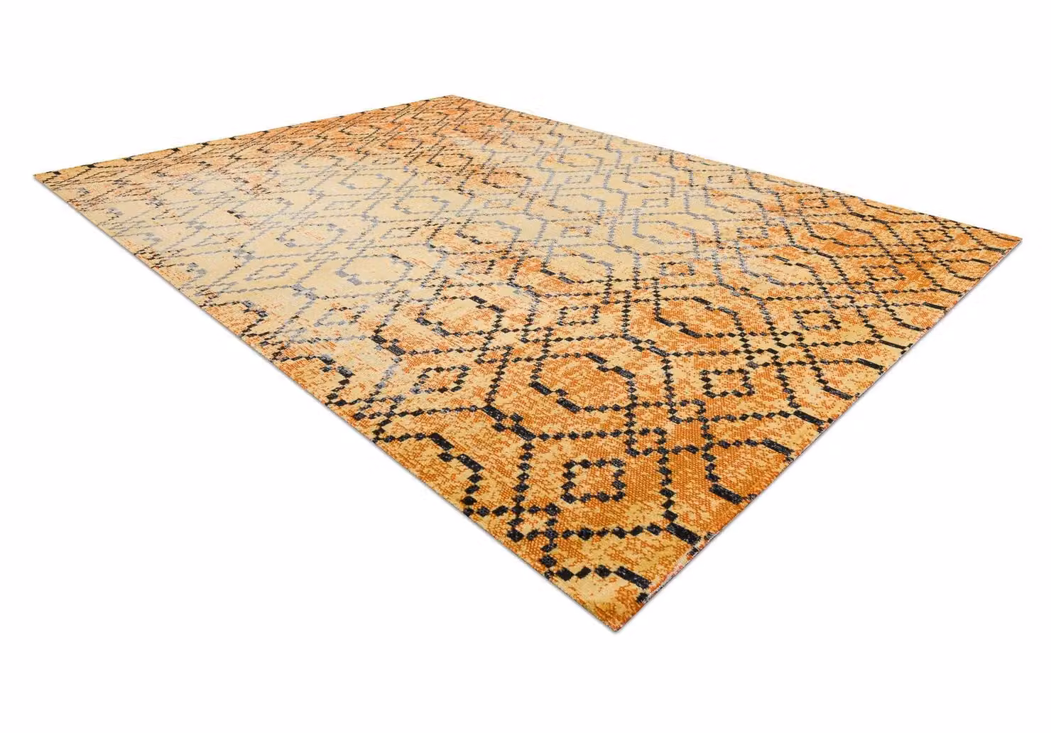 RugsX Mundo Geometric Orange Rug, W/D/H: 170 x 120 cm – 2