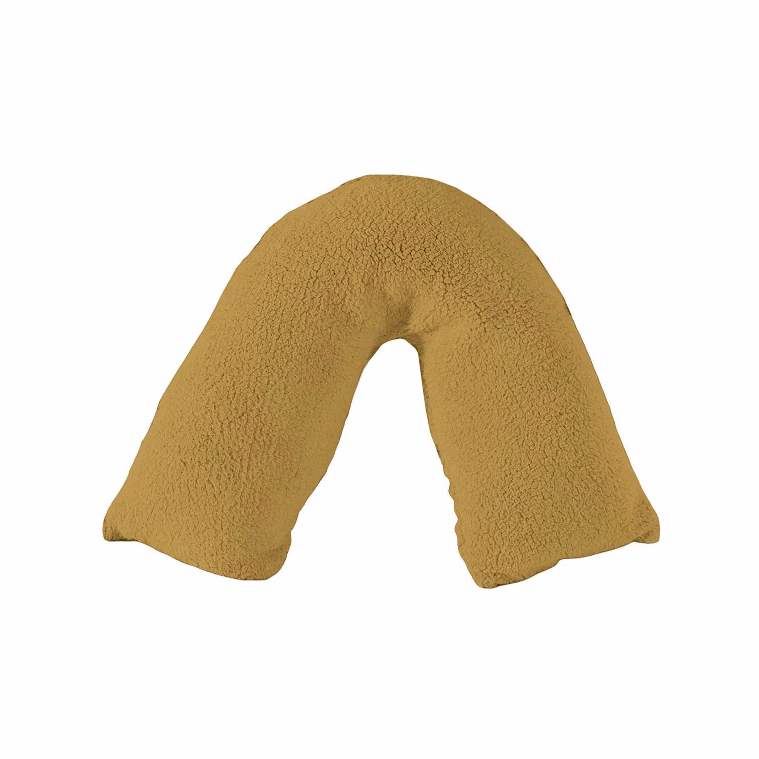 Snug City Teddy Fleece V Shaped Pillowcase in Yellow – 2