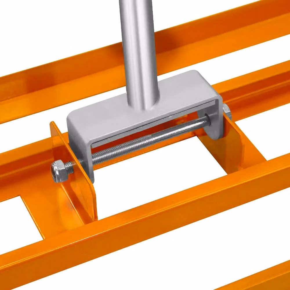 T-Mech Lawn Leveller Rake in Orange with Extendable Handle – 3