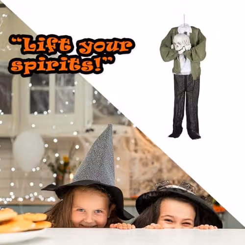 VFM e-Store Multicolour Hanging Skeleton Halloween Party Decoration – 6