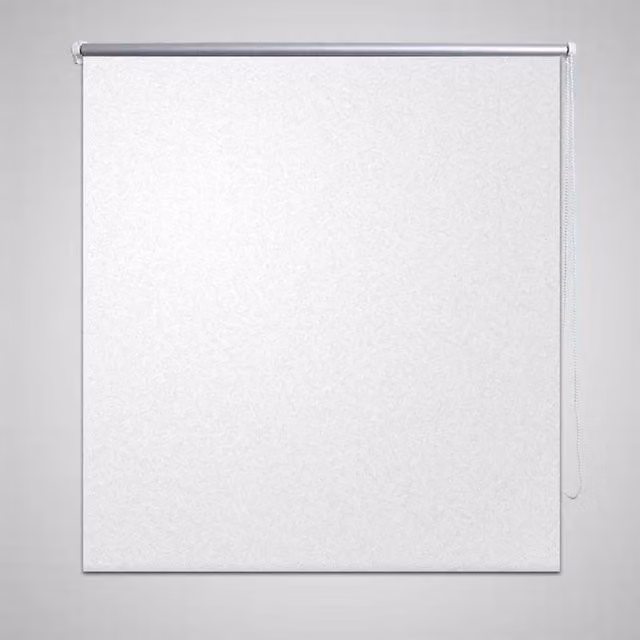Berkfield Home White Thermal Insulating Blackout Roller Blind W: 140 cm, H: 175 cm