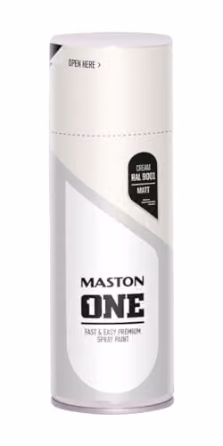 Maston Spray Paint ONE Matt Cream RAL9001 400ml