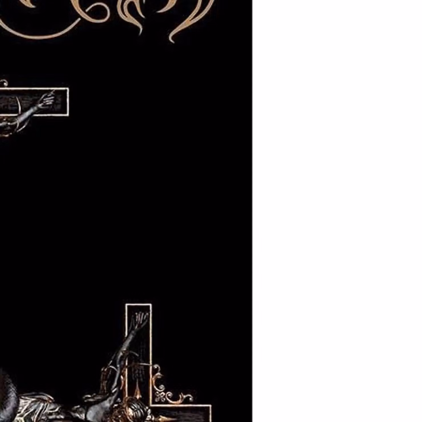 Behemoth Opvs Contra Natvram Typography Textile Poster in Black – 2