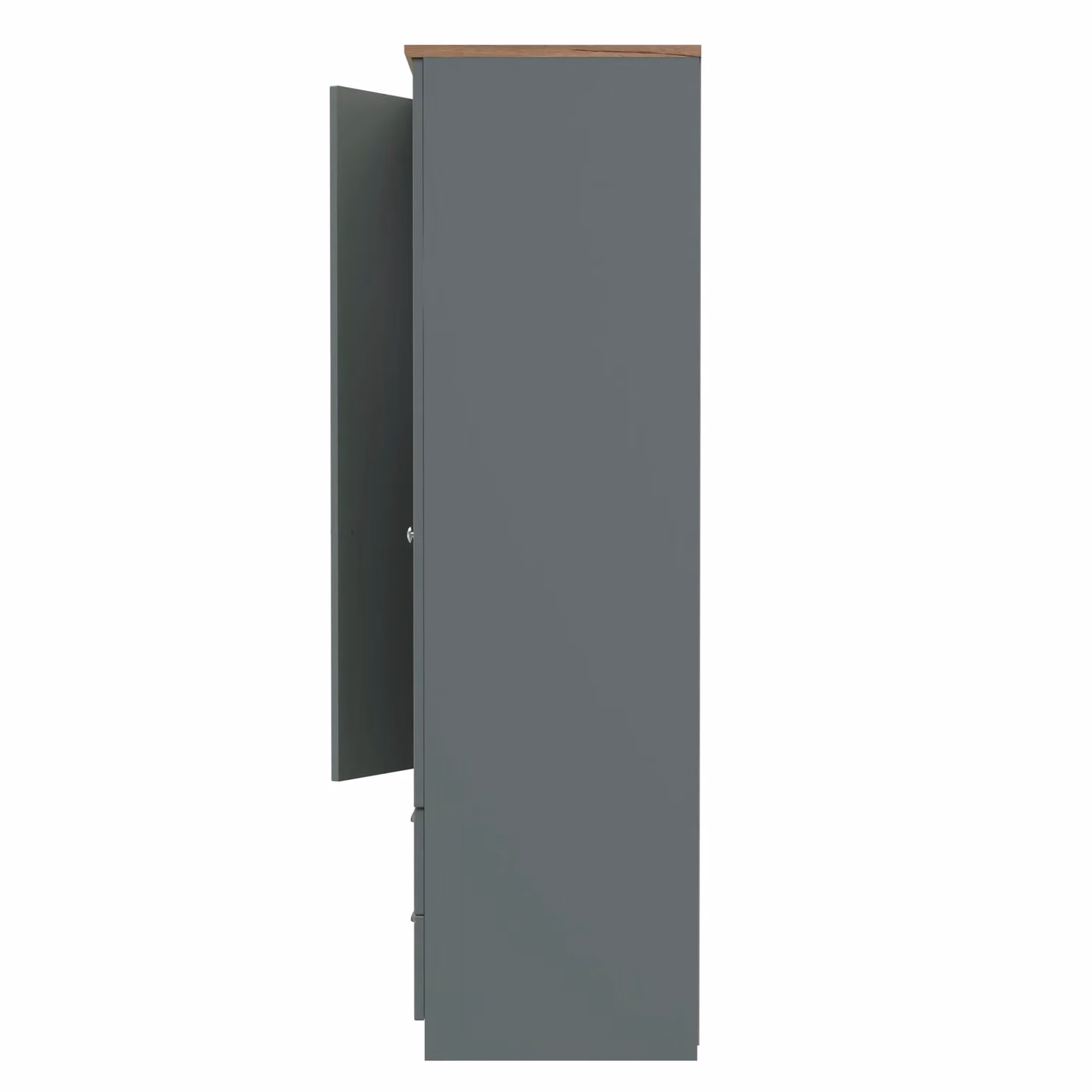 Ready Assembled 2 U Albert 2 Door 2 Drawer Wardrobe in Pale Green – 2