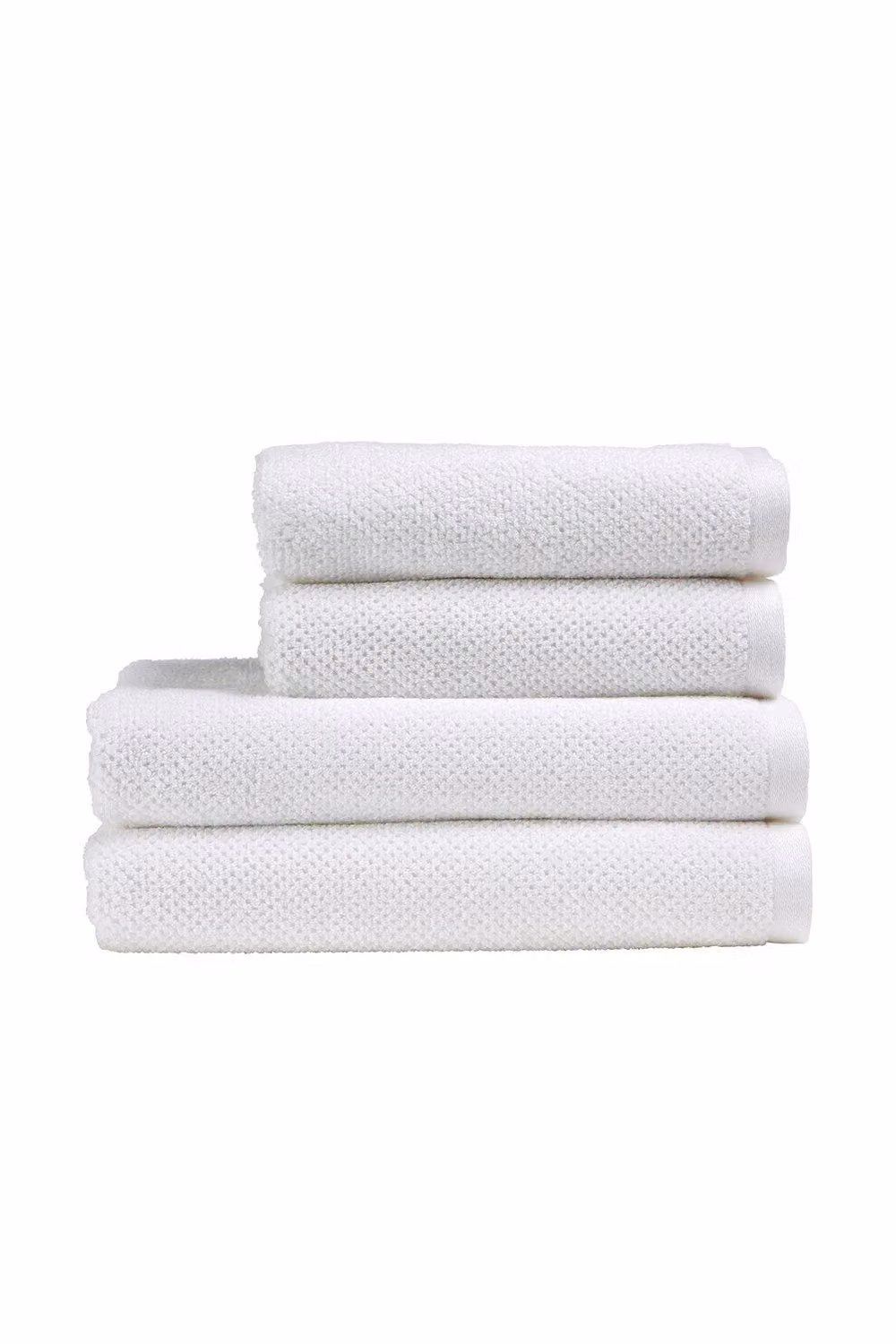 CHRISTY Brixton Luxury Textured 100% Cotton Towels in White – 2