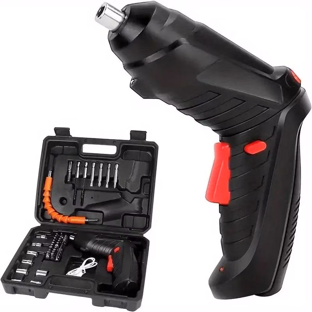 Nordara 48-in-1 Cordless Drill Driver and Screwdriver Set, Rechargeable, Black – 5