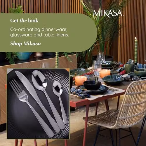 Mikasa Harlington 24 Piece Silver Stainless Steel Cutlery Set – 3