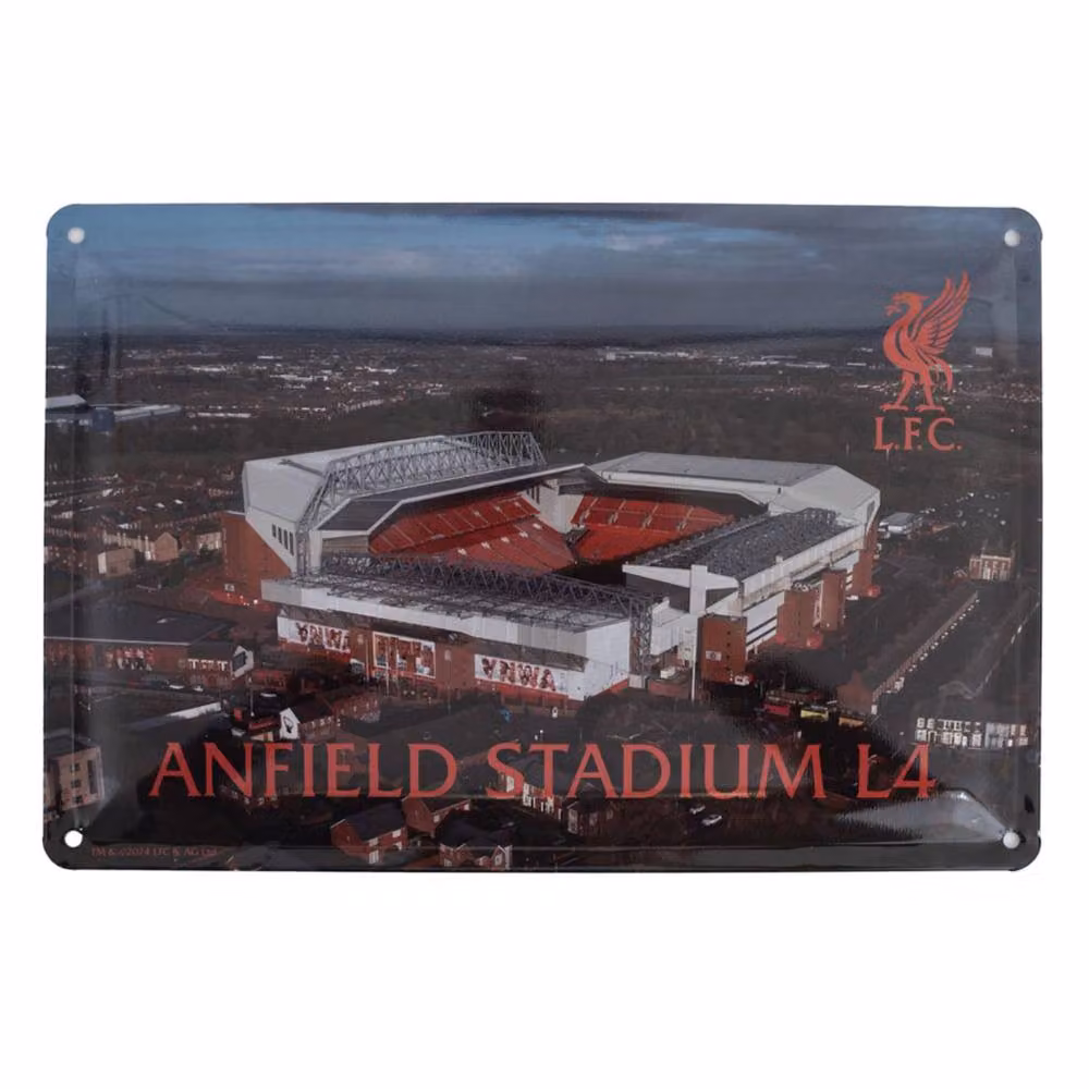 Liverpool FC Multicolour Metal Rectangular Hanging Stadium Sign Pack of 2 – 2