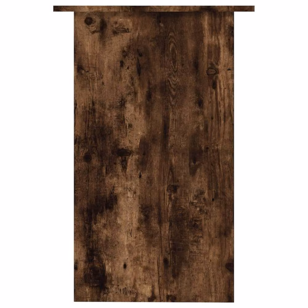 Berkfield Home Computer Desk in Smoked Oak Brown, W/D/H: 90 x 50 x 74 cm – 4