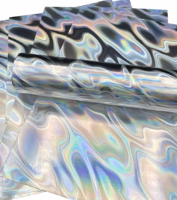 Mirri Silver Lava Glossy Construction Paper, 5 Sheets, A4