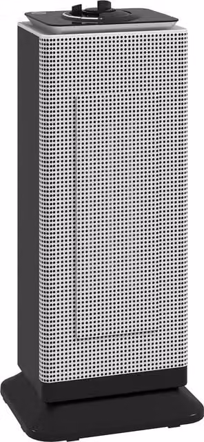 HOMCOM 2000W Ceramic Electric Fan Heater with Oscillation and Overheat Protection, Black – 1