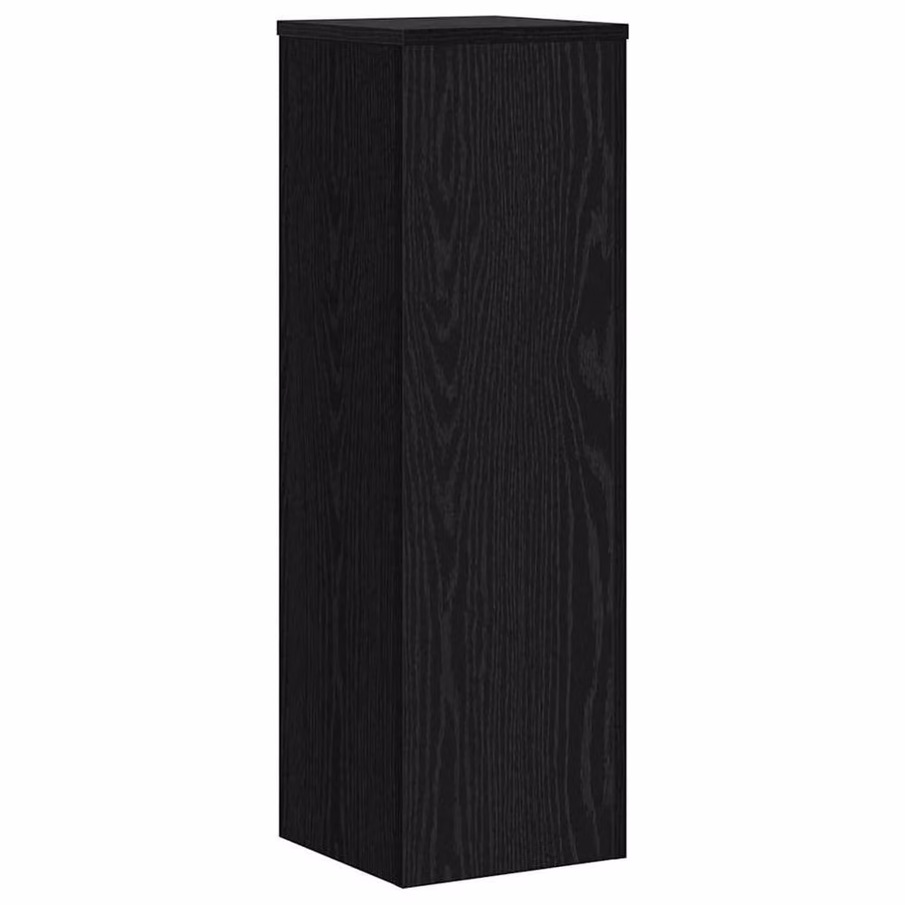 Berkfield Home Set of 2 Black Oak Plant Stands, W/D/H: 25 x 25 x 80 cm – 4